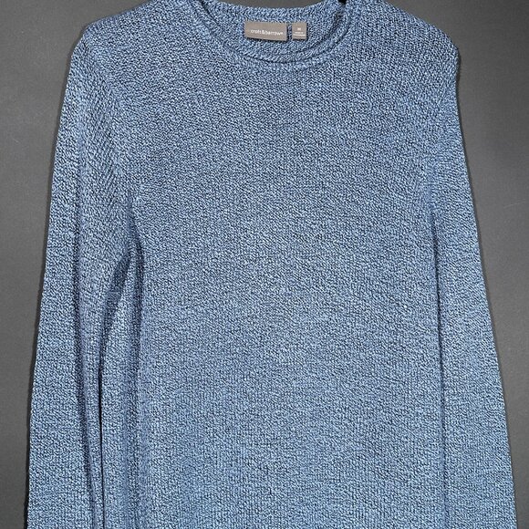 Croft & Barrow Woman's Blue Crew Neck Sweater Size M‎ - Picture 4 of 13